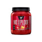 A container of BSN NO-Xplode Pre-Workout supplement in red color with brand and product information.