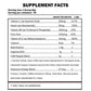 Nutritional label showing ingredients and dosage in Cellucor C4 Ripped Pre Workout